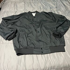 auburn sportswear jacket Black Snap Closure Us Army Patch Mens Size Xl